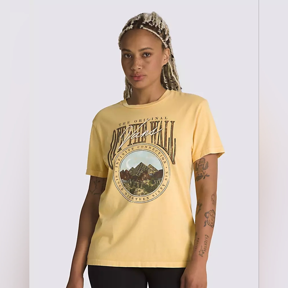 Vans - Bahiti Boyfriend T-Shirt - Ochre